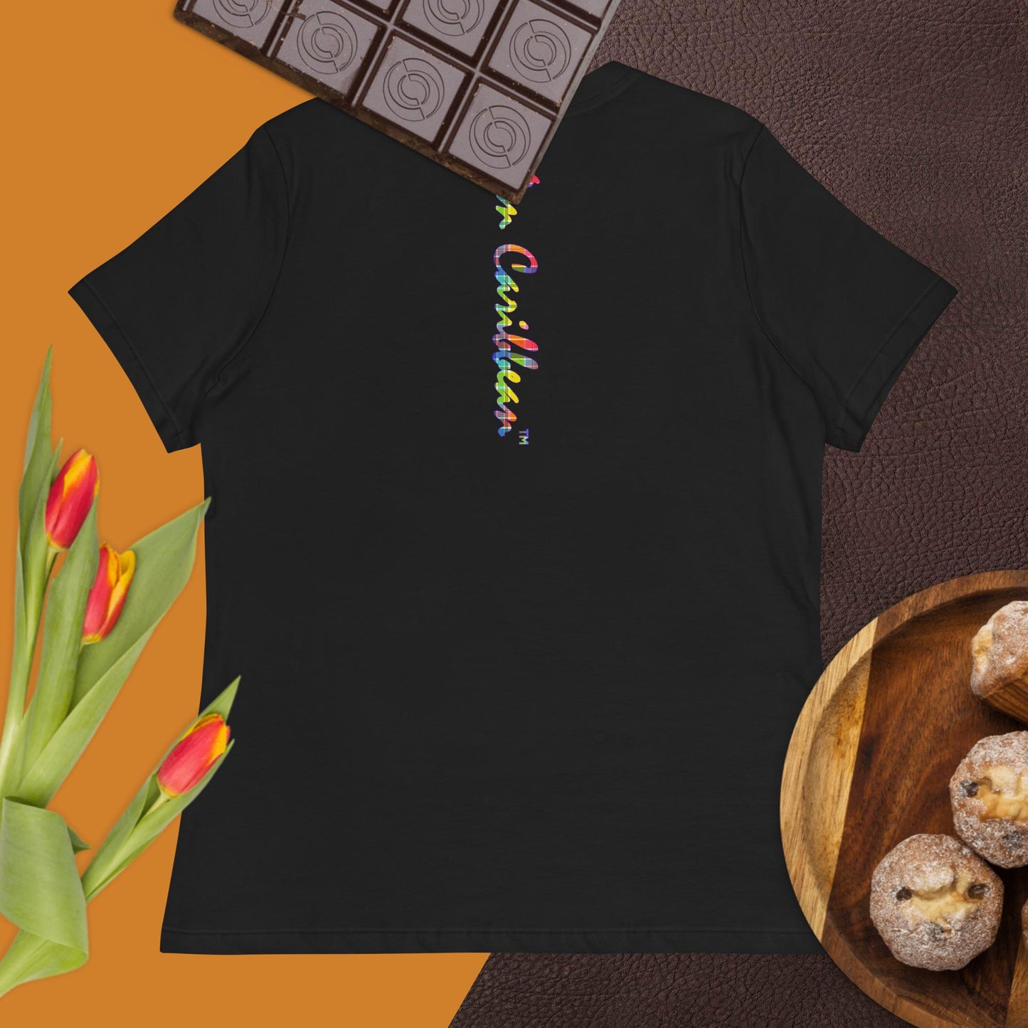 Freedom in Madras Worded Women's Relaxed T-Shirt