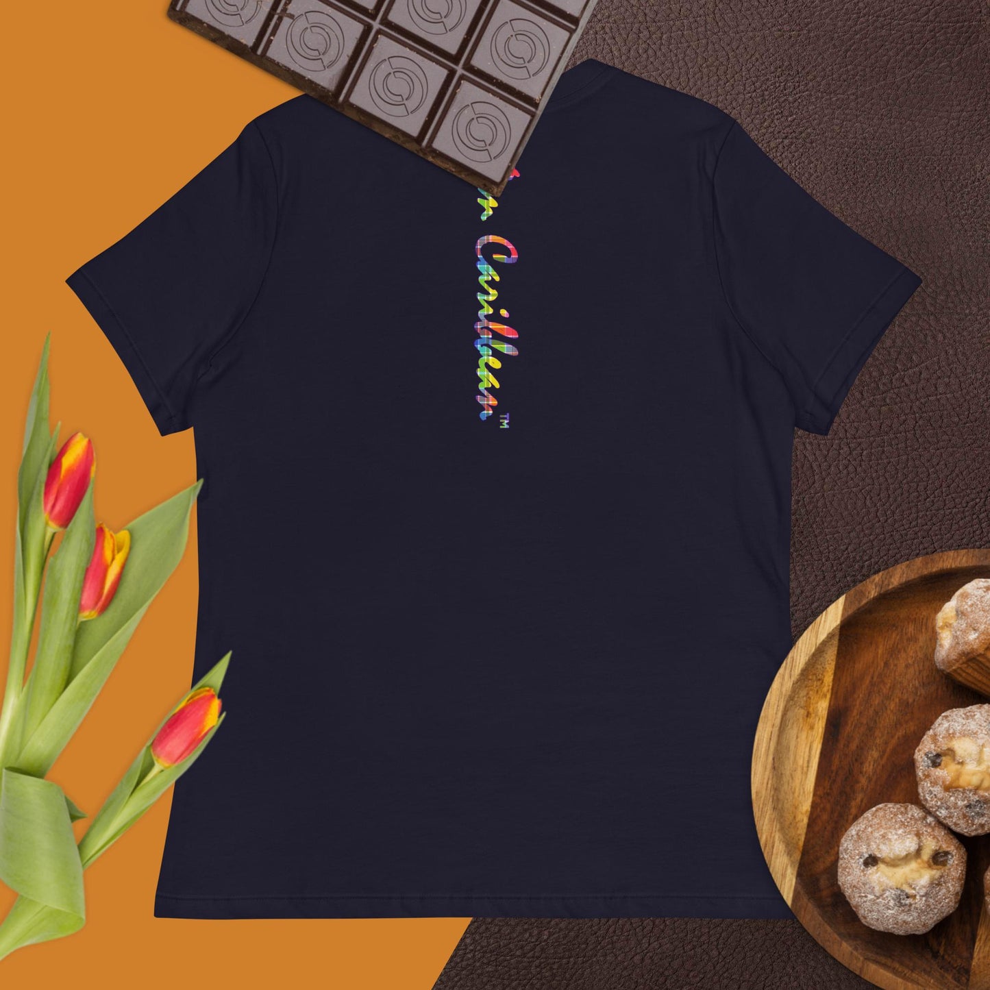 Freedom in Madras Worded Women's Relaxed T-Shirt