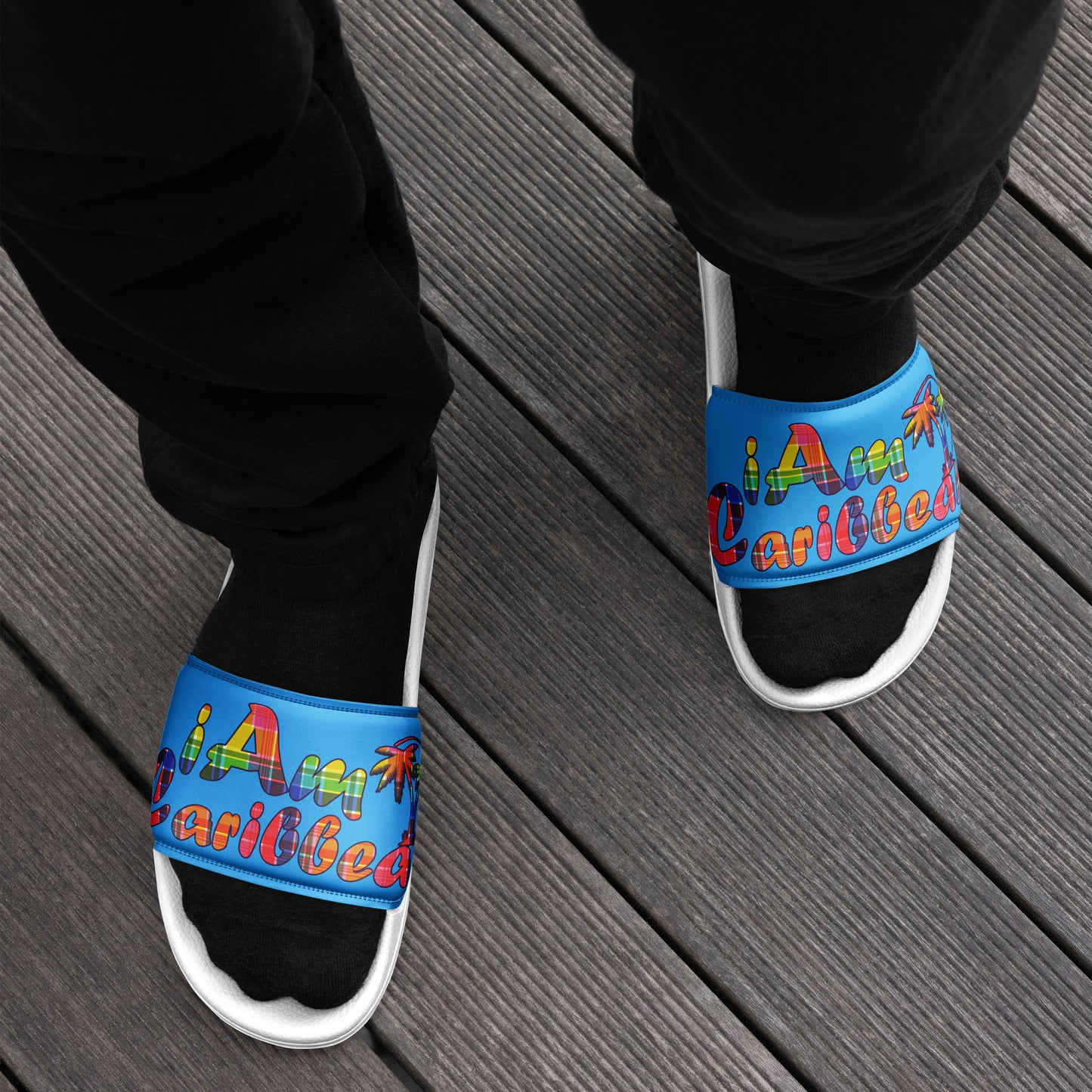 VI Madras Men’s slides - Blue