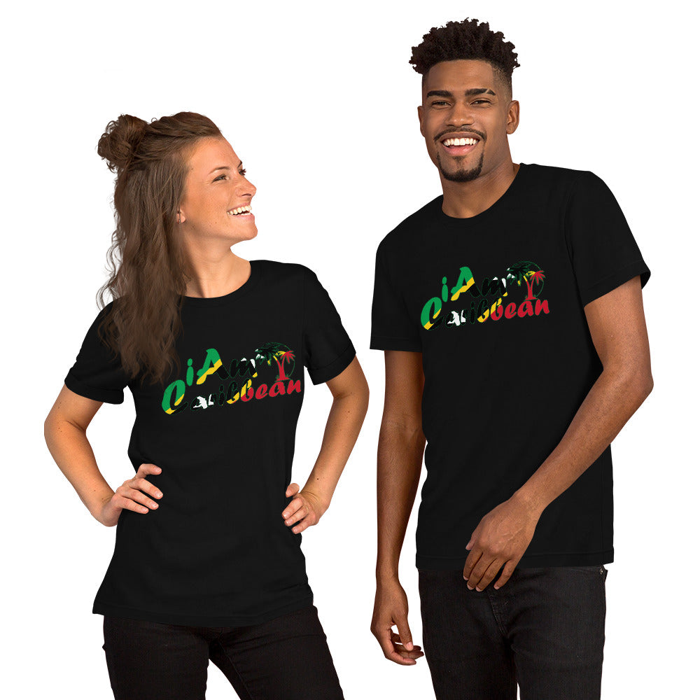 iAm Caribbean Graphic Short-Sleeve Unisex T-Shirt - St. Kitts & Nevis