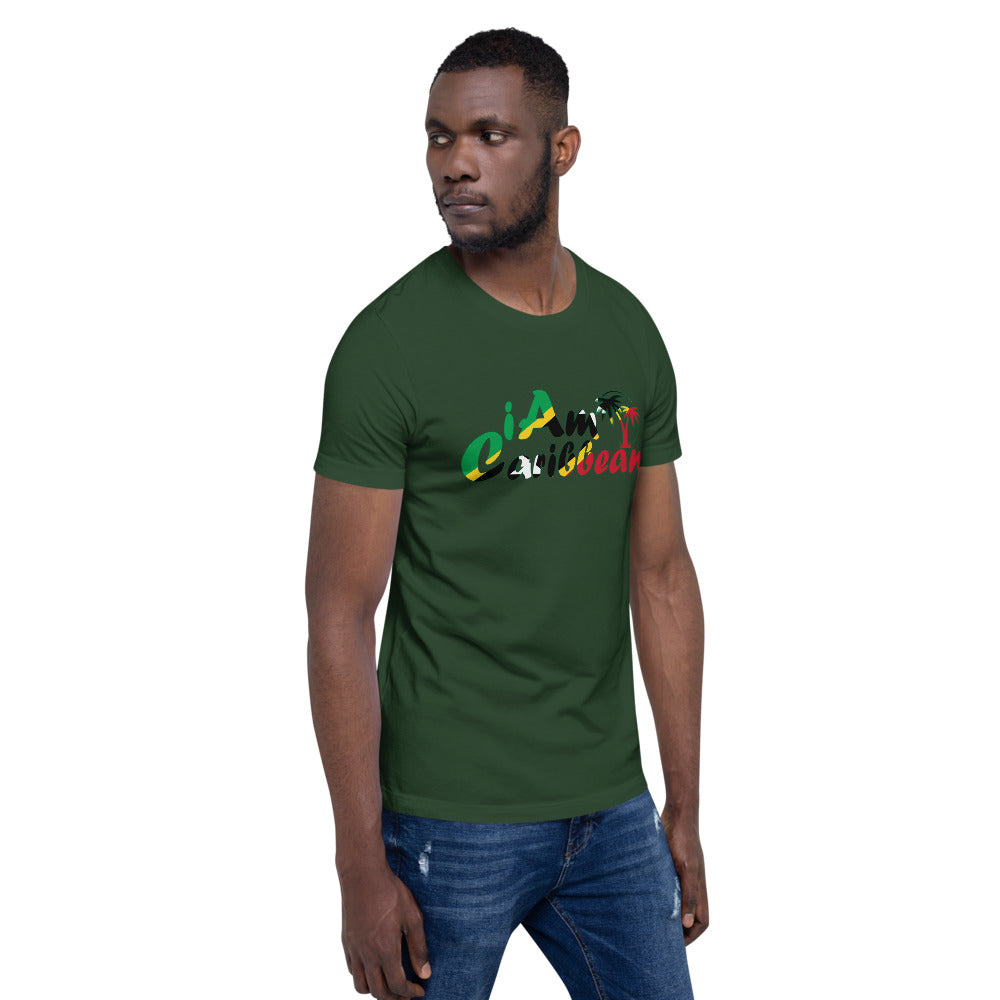 iAm Caribbean Graphic Short-Sleeve Unisex T-Shirt - St. Kitts & Nevis