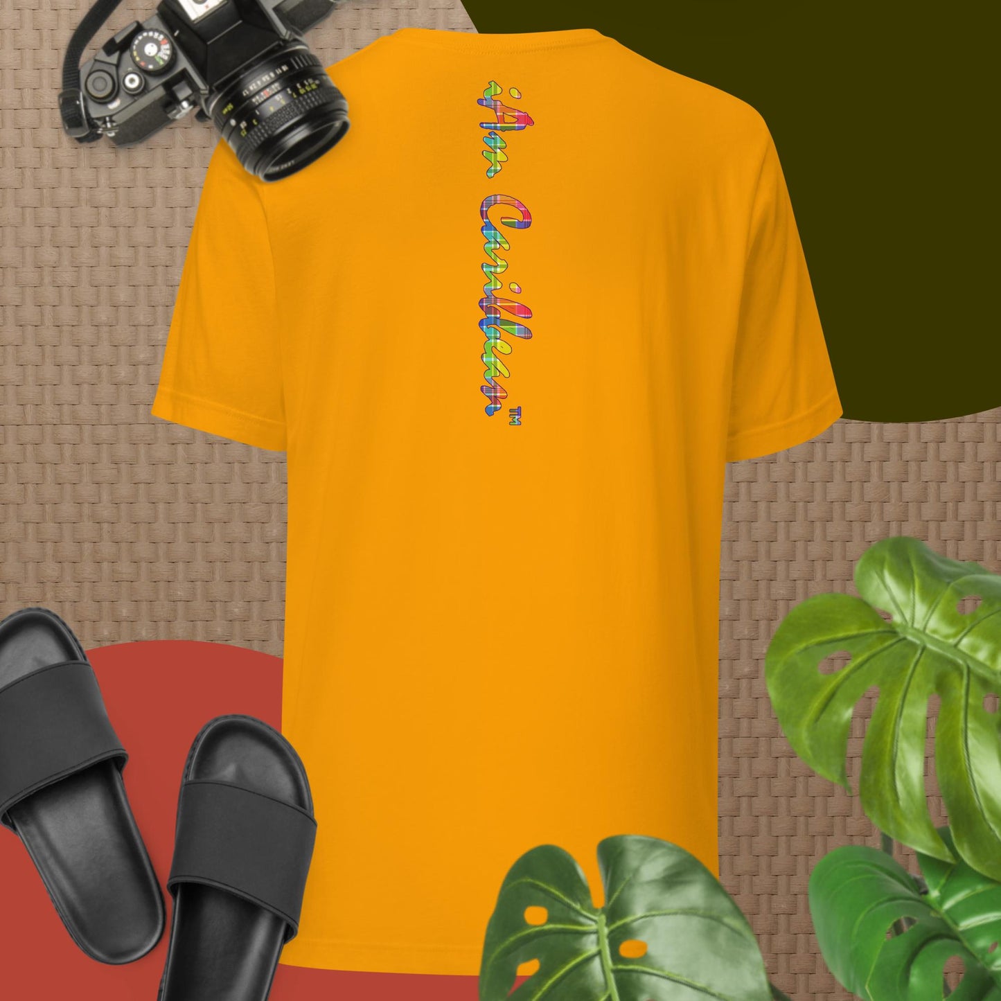 Freedom in Madras Worded Unisex T-shirt