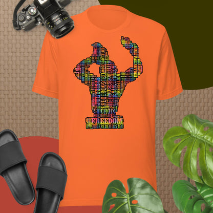 Freedom in Madras Worded Unisex T-shirt