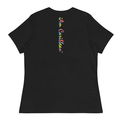 Freedom in Madras Worded Women's Relaxed T-Shirt