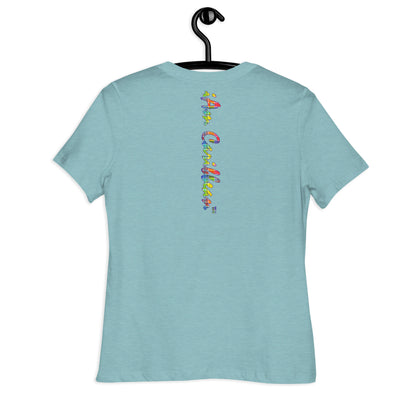Freedom in Madras Worded Women's Relaxed T-Shirt