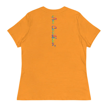 Freedom in Madras Worded Women's Relaxed T-Shirt