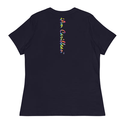 Freedom in Madras Worded Women's Relaxed T-Shirt