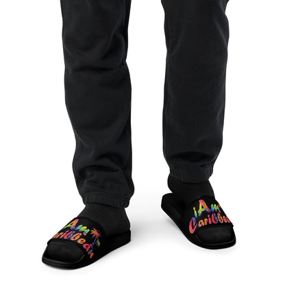 VI Madras Men’s slides - Black