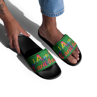 VI Madras Men’s slides - Green