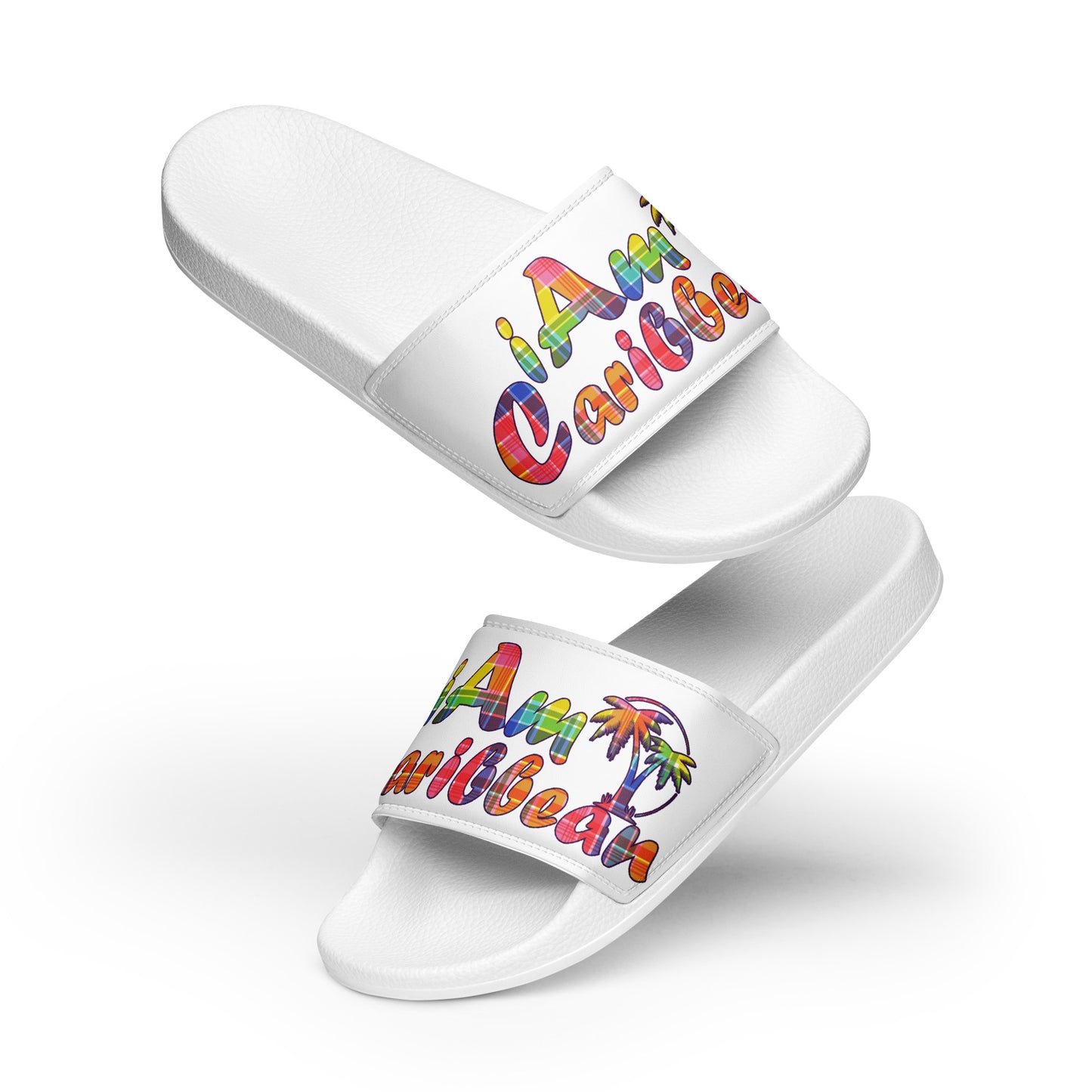 VI Madras Men’s slides - White