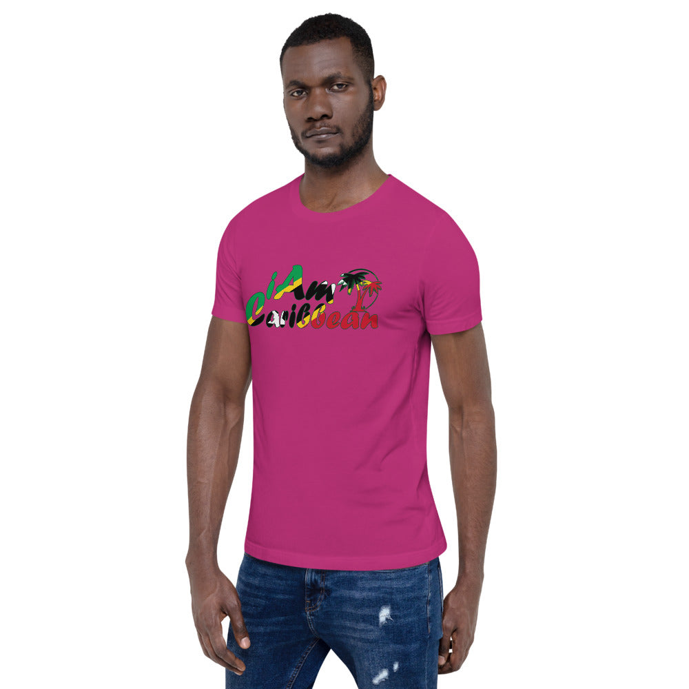 iAm Caribbean Graphic Short-Sleeve Unisex T-Shirt - St. Kitts & Nevis