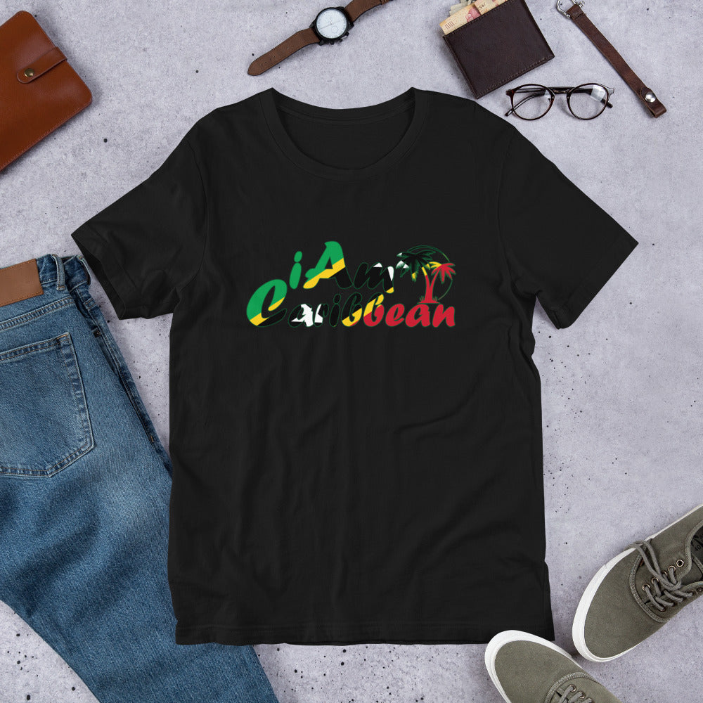 iAm Caribbean Graphic Short-Sleeve Unisex T-Shirt - St. Kitts & Nevis