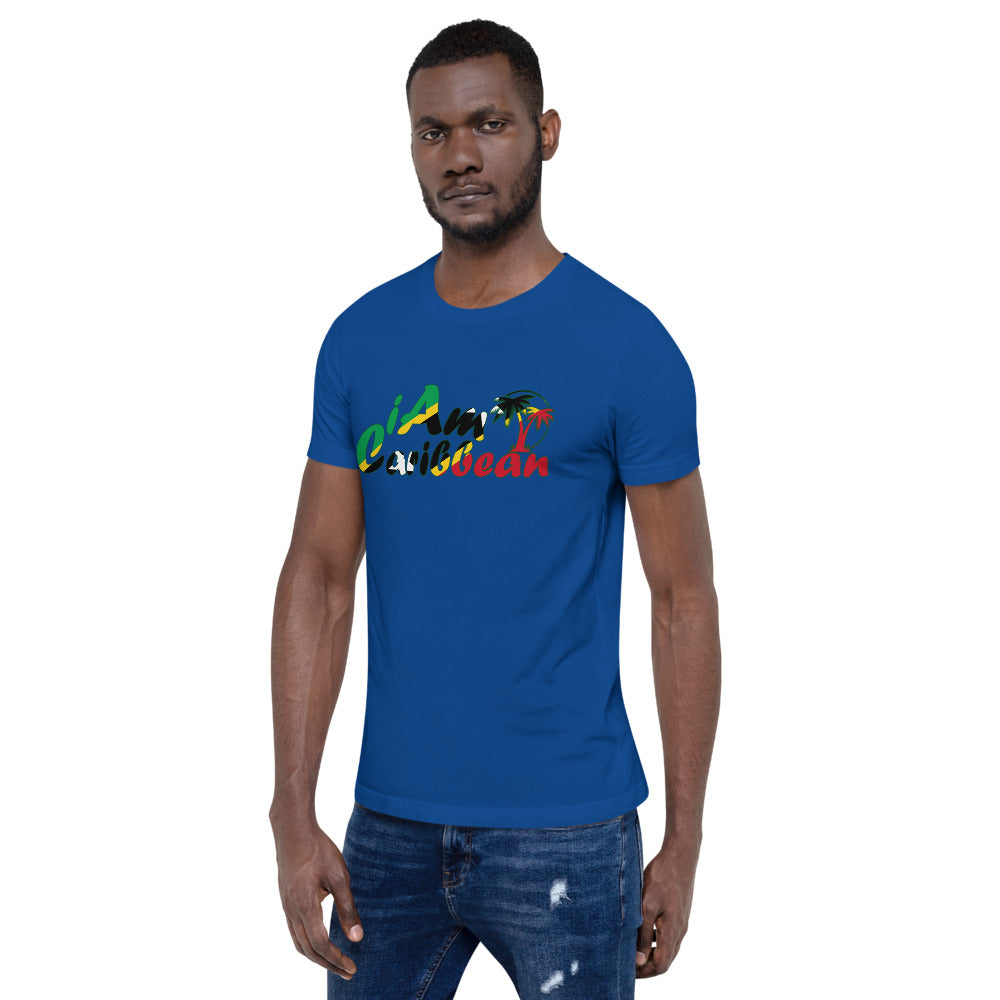 iAm Caribbean Graphic Short-Sleeve Unisex T-Shirt - St. Kitts & Nevis