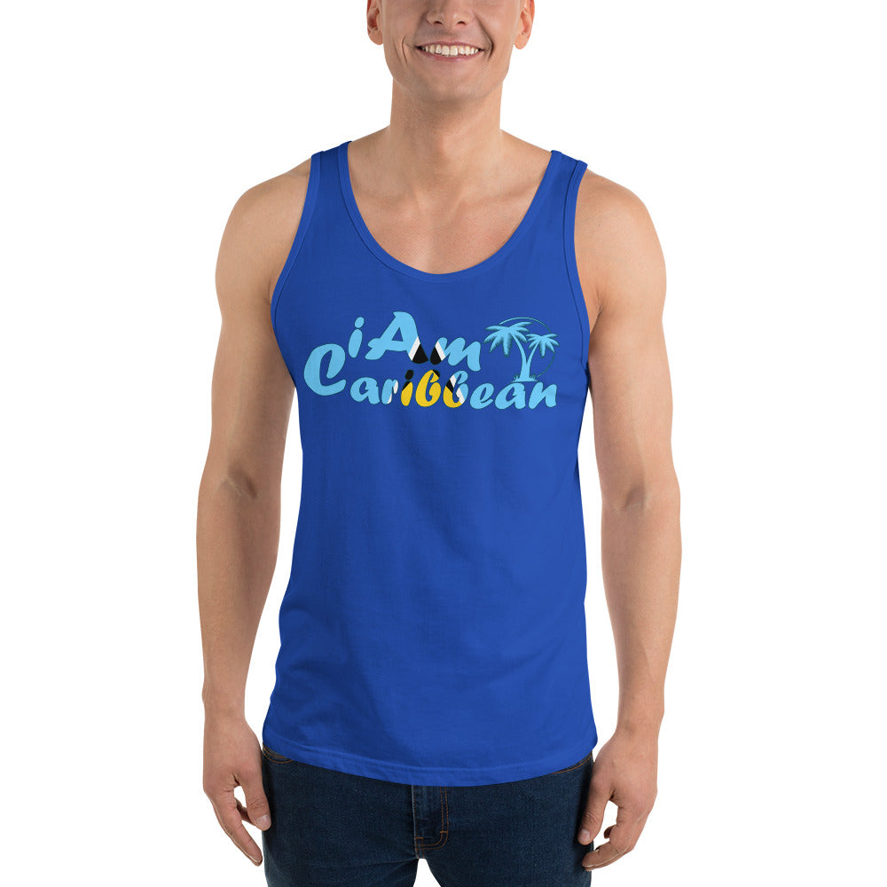 Signature Graphic Unisex Tank Top - St. Lucia