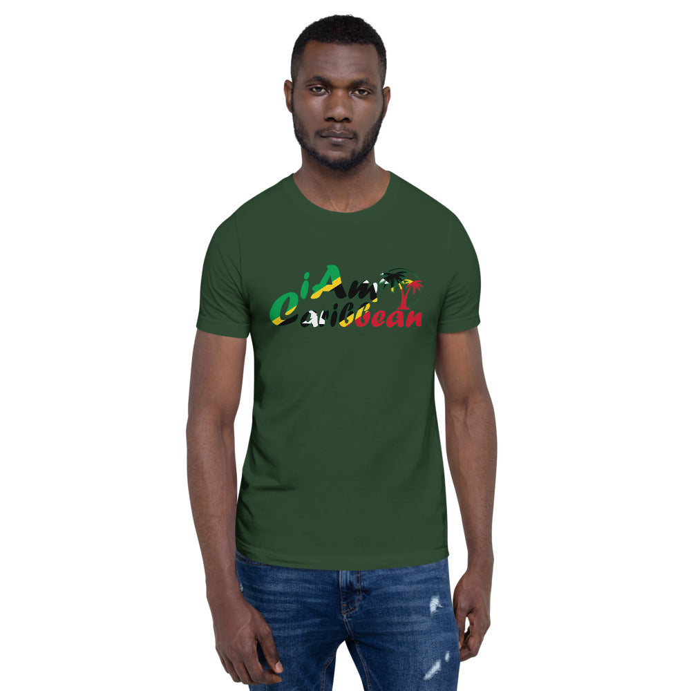 iAm Caribbean Graphic Short-Sleeve Unisex T-Shirt - St. Kitts & Nevis