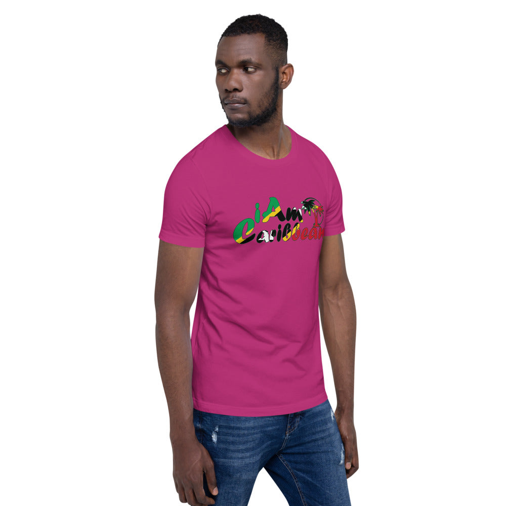 iAm Caribbean Graphic Short-Sleeve Unisex T-Shirt - St. Kitts & Nevis
