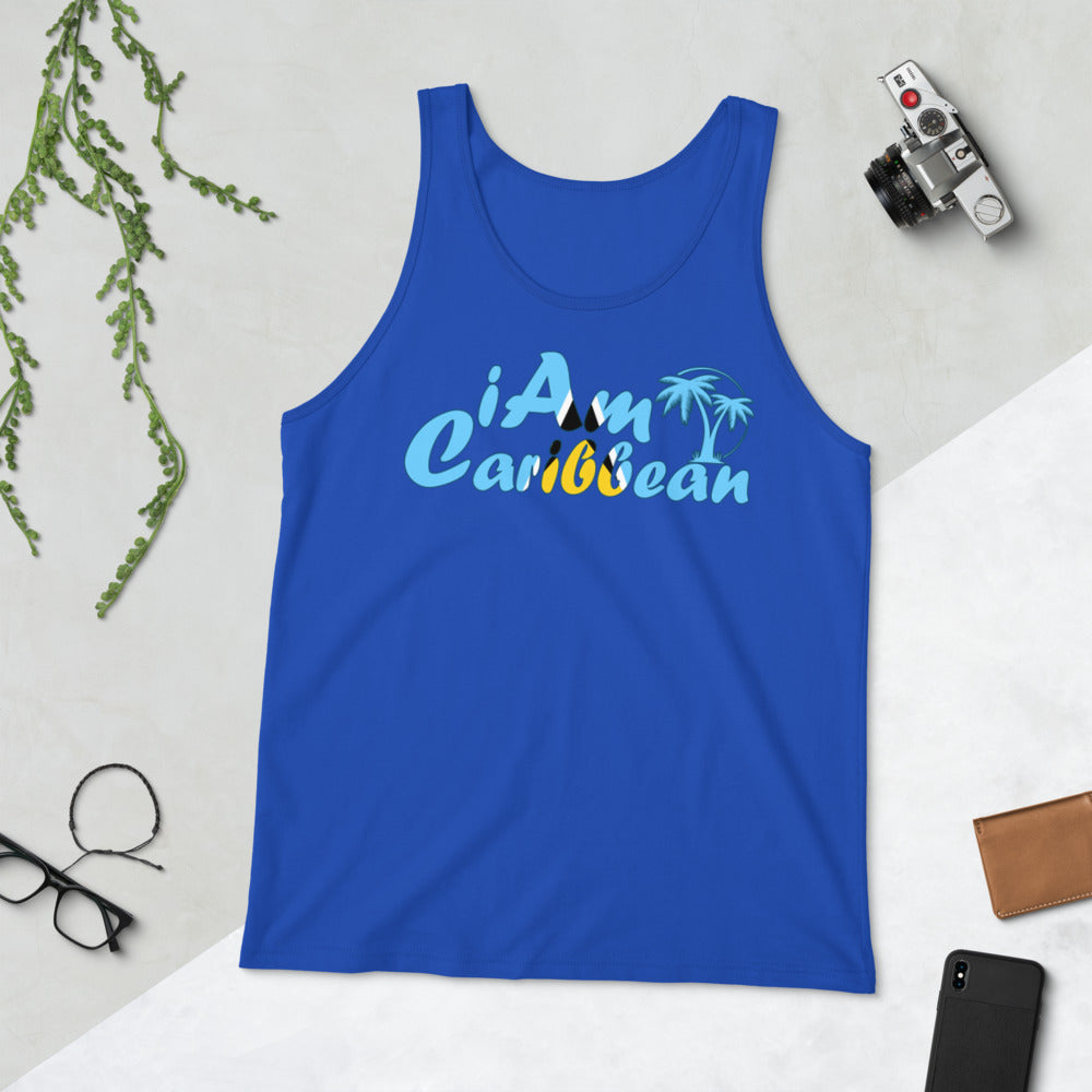 Signature Graphic Unisex Tank Top - St. Lucia