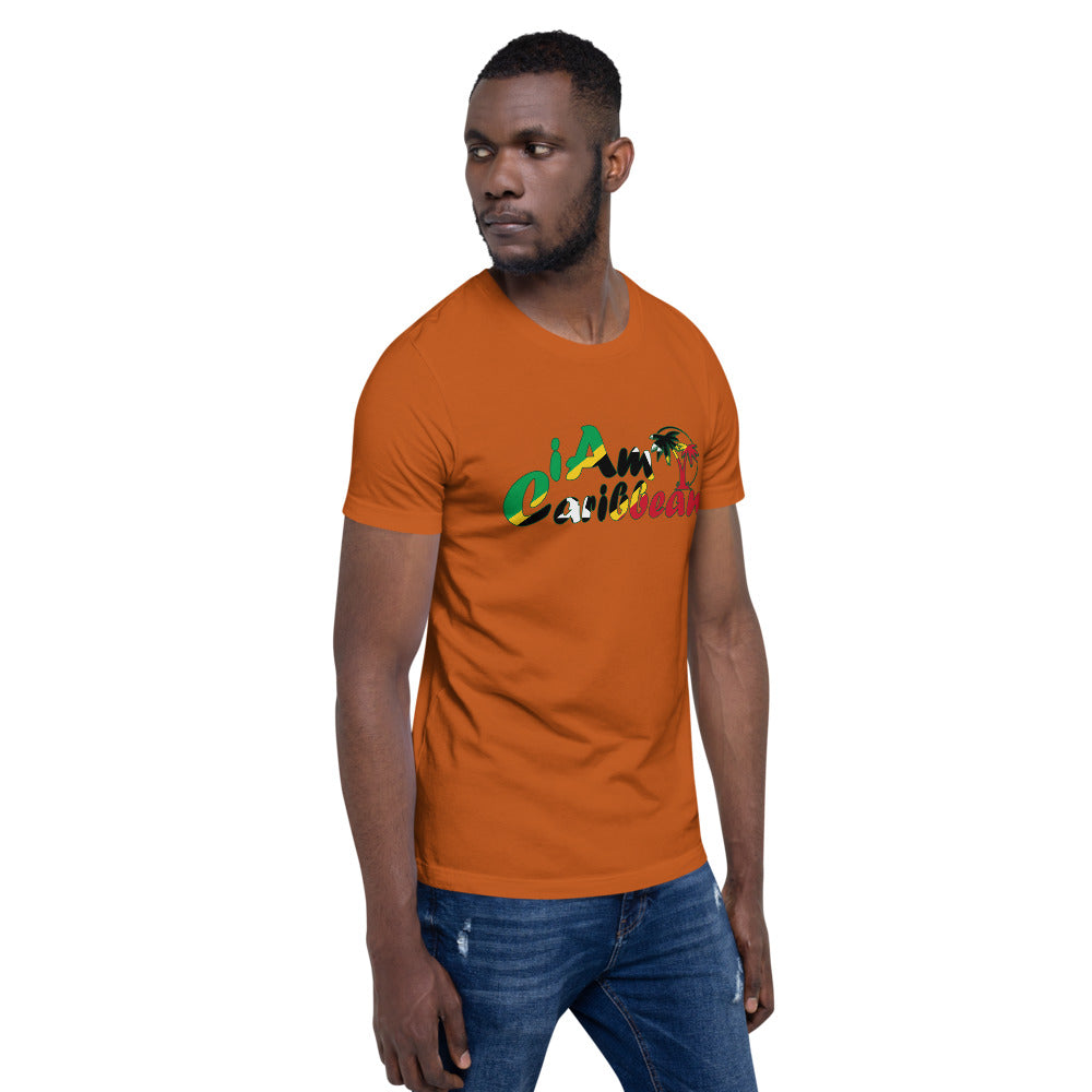 iAm Caribbean Graphic Short-Sleeve Unisex T-Shirt - St. Kitts & Nevis