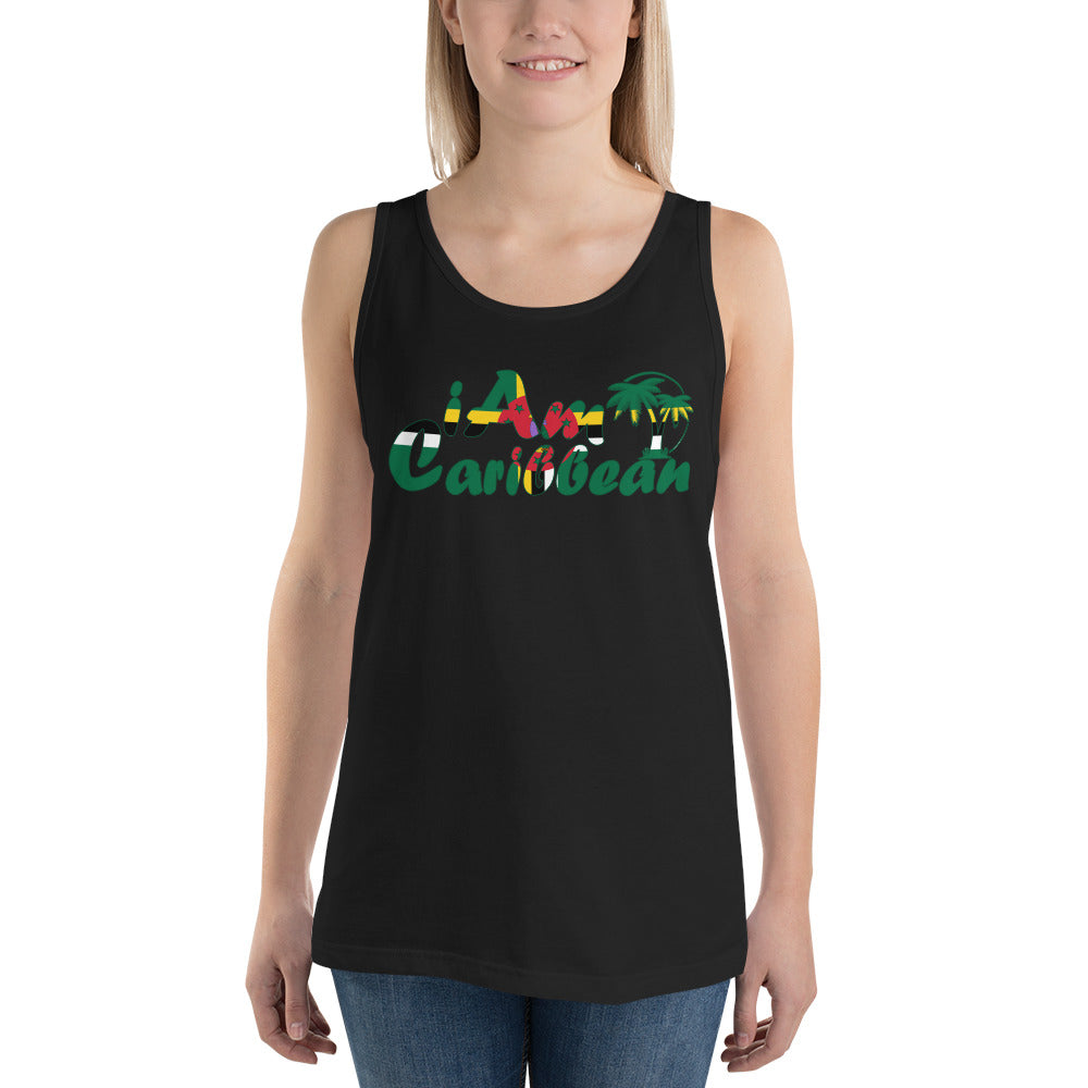 Signature Graphic Unisex Tank Top - Dominica