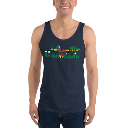 Signature Graphic Unisex Tank Top - Dominica