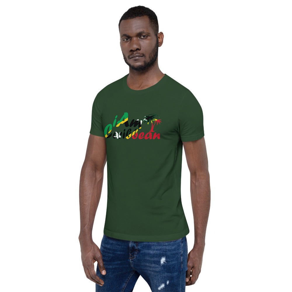 iAm Caribbean Graphic Short-Sleeve Unisex T-Shirt - St. Kitts & Nevis