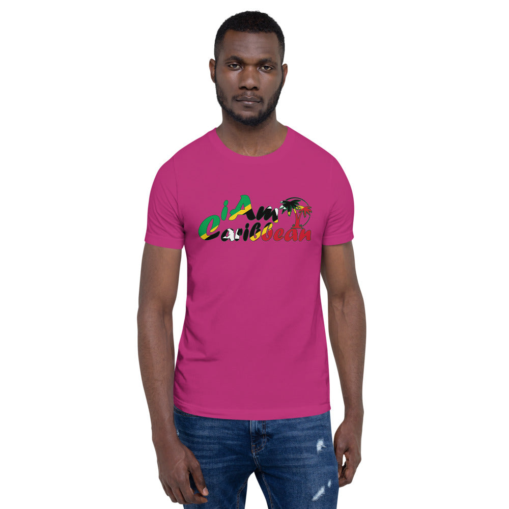 iAm Caribbean Graphic Short-Sleeve Unisex T-Shirt - St. Kitts & Nevis